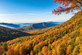 Scenic mountain view along the Appalachian Trail made with Generative AI