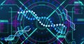 Image of scope scanning over dna strands