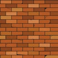 Image of seamless wall of bricks Royalty Free Stock Photo