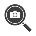 Image search glyph icon