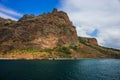 Seascape near Koktebel with mountain Karadag in Crimea