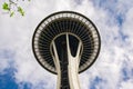 Seattle Washington view of landmark Space Needle