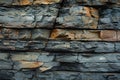 Image of Sedimentary layered rock texture. Texture for background usage Royalty Free Stock Photo