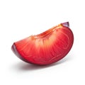 Image is set against a plain white background, emphasizing the fruit s rich Royalty Free Stock Photo