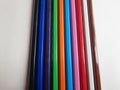 A image of set of color pencils. Royalty Free Stock Photo