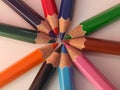 A image of set of color pencils. Royalty Free Stock Photo