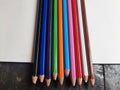 A image of set of color pencils. Royalty Free Stock Photo