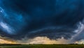 Image of severe wall cloud of aproaching storm