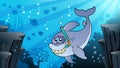 Image with shark theme 1 Royalty Free Stock Photo