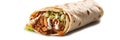 An Image Of Shawarma A Fastfood Dish Presented With A Cutout