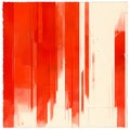 Abstract Red Pencil Strokes Royalty Free Stock Photo