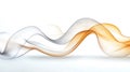 Abstract Gray and Orange Wave Lines Design Royalty Free Stock Photo