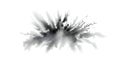 Abstract Black Ink Explosion Royalty Free Stock Photo