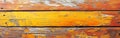 Abstract Yellow and Orange Painted Grain on Rustic Wooden Texture for Background Banner on Walls, Floors, or Tables Royalty Free Stock Photo