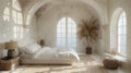 Mediterranean Minimalist Bedroom: A Stylish Retreat for Relaxation and Rejuvenation