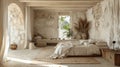 Serene Mediterranean Bedroom Escape: Minimalist Style for Ultimate Rest and Revitalization