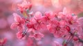 Flowering Crabapple Tree Blossom in Springtime Garden Royalty Free Stock Photo