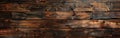 Rustic Oak Wood Texture - Brown Grunge Timber Background with Parquet Pattern for Flooring, Walls, Tables, and Laminate Banner Royalty Free Stock Photo