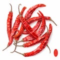 Vibrant Red Chili Peppers: A Bunch of Flavor and Heat