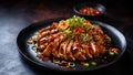 chicken teppanyaki thinly sliced mixed