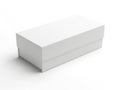 A pristine white rectangular box with a simple, elegant design Royalty Free Stock Photo