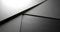 Modern abstract contrast between sleek and textured surfaces in monochrome tones Royalty Free Stock Photo