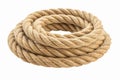 Coiled Natural Jute Rope Premium Quality Twisted Rope for Crafts and DIY Projects Royalty Free Stock Photo