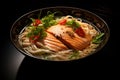 chinese fish noodle soup Royalty Free Stock Photo