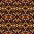 This image showcases a complex tribal geometric pattern featuring an array of Royalty Free Stock Photo