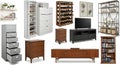 Assortment of modern and classic home furniture Royalty Free Stock Photo