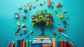 Growing the Tree of Knowledge: Back-to-School Inspiration for Achievement Royalty Free Stock Photo