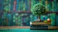 Growing the Tree of Knowledge: Back-to-School Inspiration for Achievement Royalty Free Stock Photo