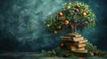 Growing the Tree of Knowledge: Back-to-School Inspiration for Achievement Royalty Free Stock Photo