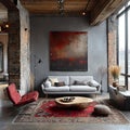 Retro charm and modern simplicity: a stylish living room