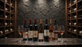 Wine Cellar Selection Royalty Free Stock Photo