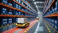 Future-Ready Logistics: Intelligent Warehouse Automation in Action Royalty Free Stock Photo