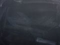 Dark Chalkboard Texture, School Blackboard with Chalk Marks and Subtle Scratches. Royalty Free Stock Photo