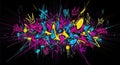 Vibrant Graffiti Art Royalty Free Stock Photo