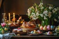 Swiss Easter Celebration Display Royalty Free Stock Photo