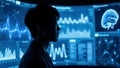 Advanced Neural Network Analysis Dashboard Royalty Free Stock Photo