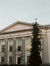 Majestic Historic Building in Soft, Diffused Light