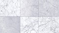 High-resolution seamless marble tile texture featuring fine details and natural white surface pattern Royalty Free Stock Photo