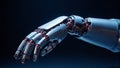 Advanced Robotic Hand in Space Royalty Free Stock Photo