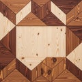 Image showcases intricate carpentry suitable for flooring, paneling, Royalty Free Stock Photo