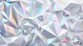Iridescent Geometric Abstract Background, Generative AI Royalty Free Stock Photo