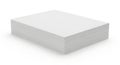 This image showcases a large rectangular block of white polystyrene foam, commonly used for insulation, packaging, and crafting. Royalty Free Stock Photo