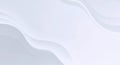 Abstract wave patterns in soft gradient shades of light gray and white Royalty Free Stock Photo