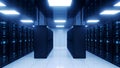 Data Center Server Room Modern IT Infrastructure and Technology Royalty Free Stock Photo