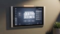 Smart Home Control Panel Automation, Security, and Efficiency Royalty Free Stock Photo