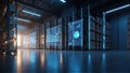 Future-Ready Warehouse with Advanced Analytics Royalty Free Stock Photo